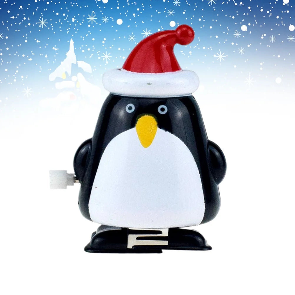 Christmas Clockwork Toy Penguin Wind Up Toys P72851