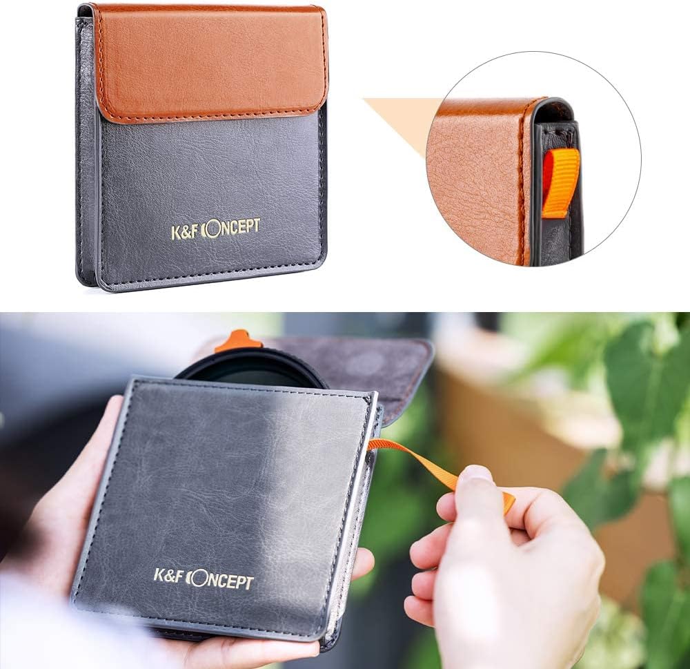 82mm Variable ND Filter ND2-ND400 with Optical Glass Leather Case Y7946