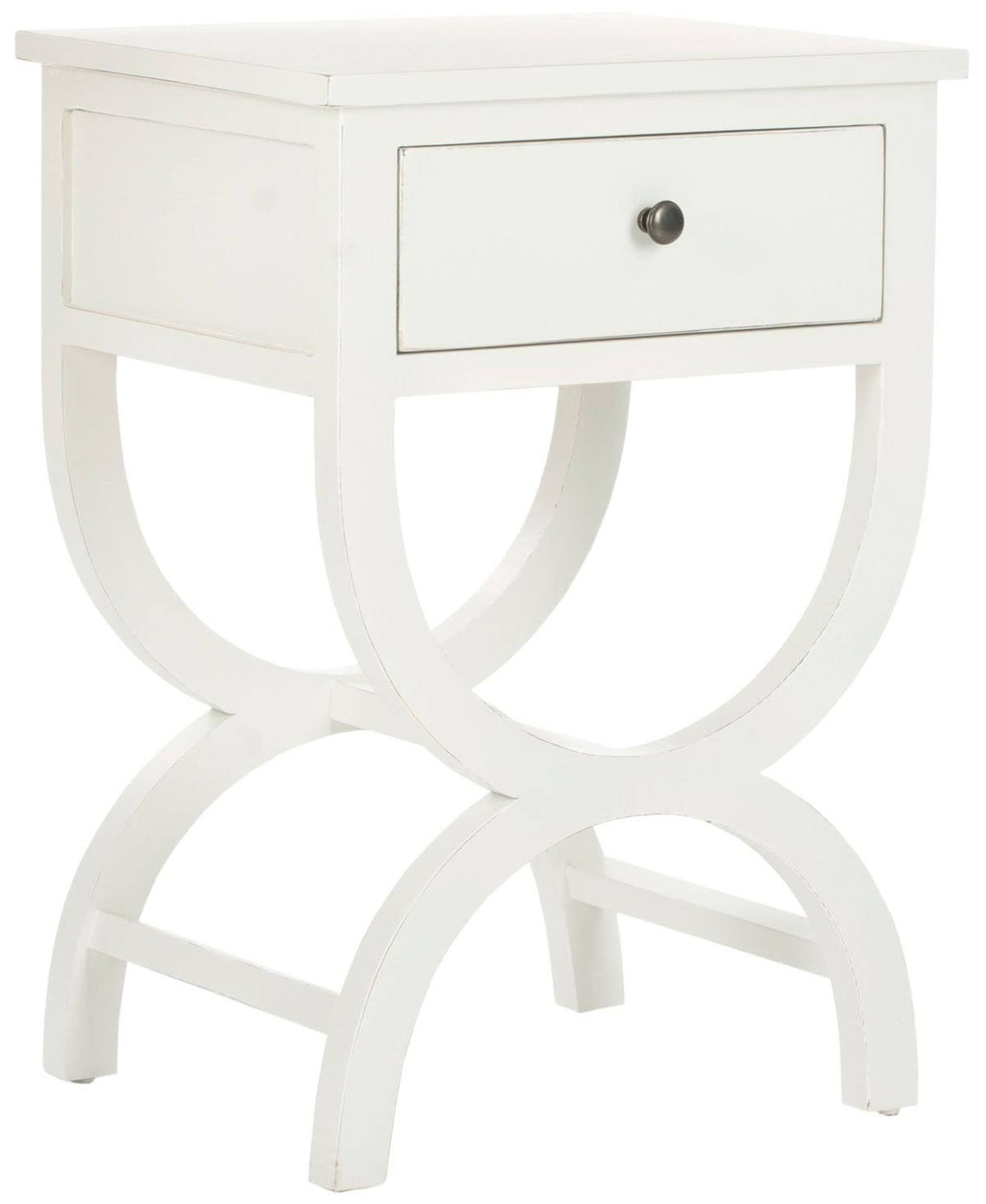 Quartz Grey Accent Table with Storage Drawer J883760