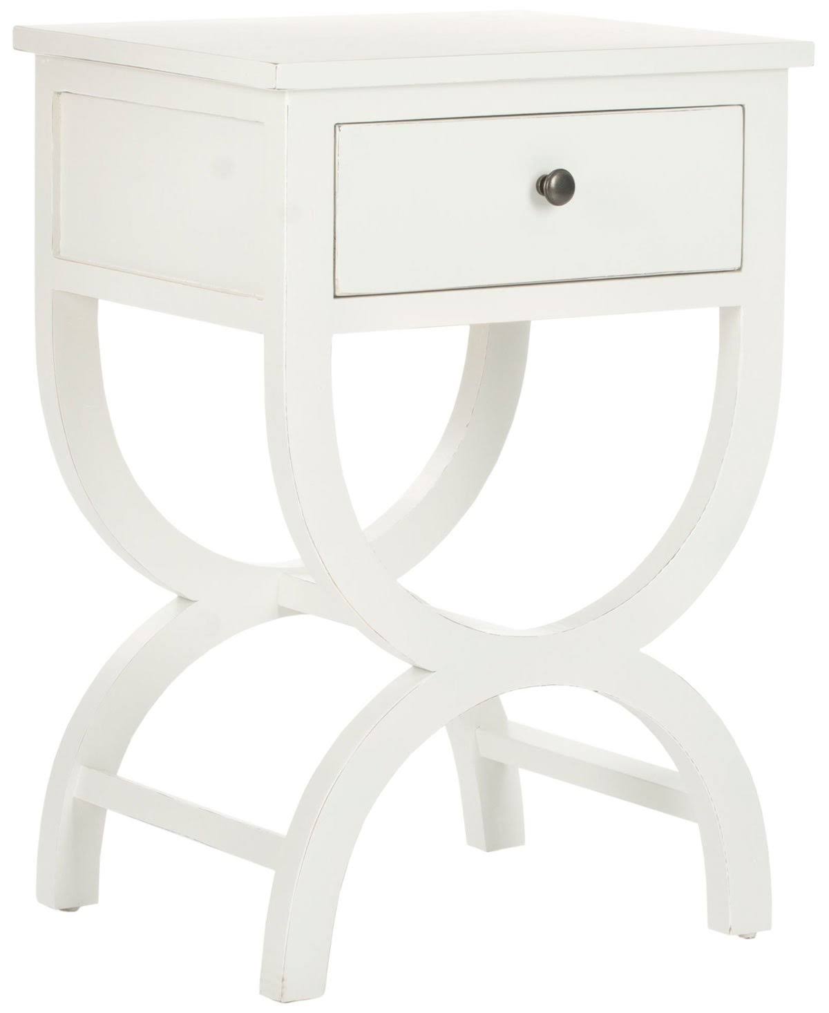 Quartz Grey Accent Table with Storage Drawer J883760
