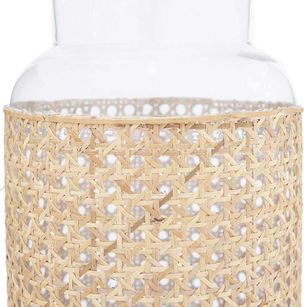 Beige Glass Decorative Vase E5259