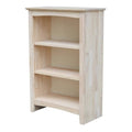 Natural Wood Shaker Bookcase U1196