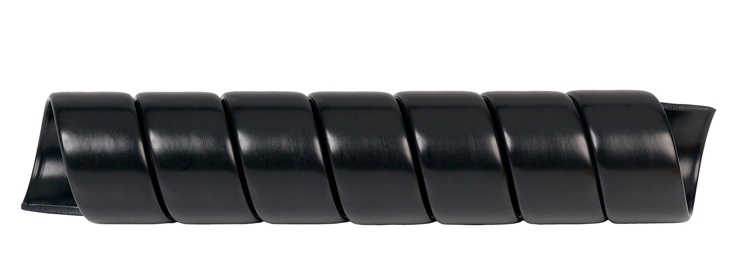 Black Spiral Wrap Hose Protector, 100 ft N526