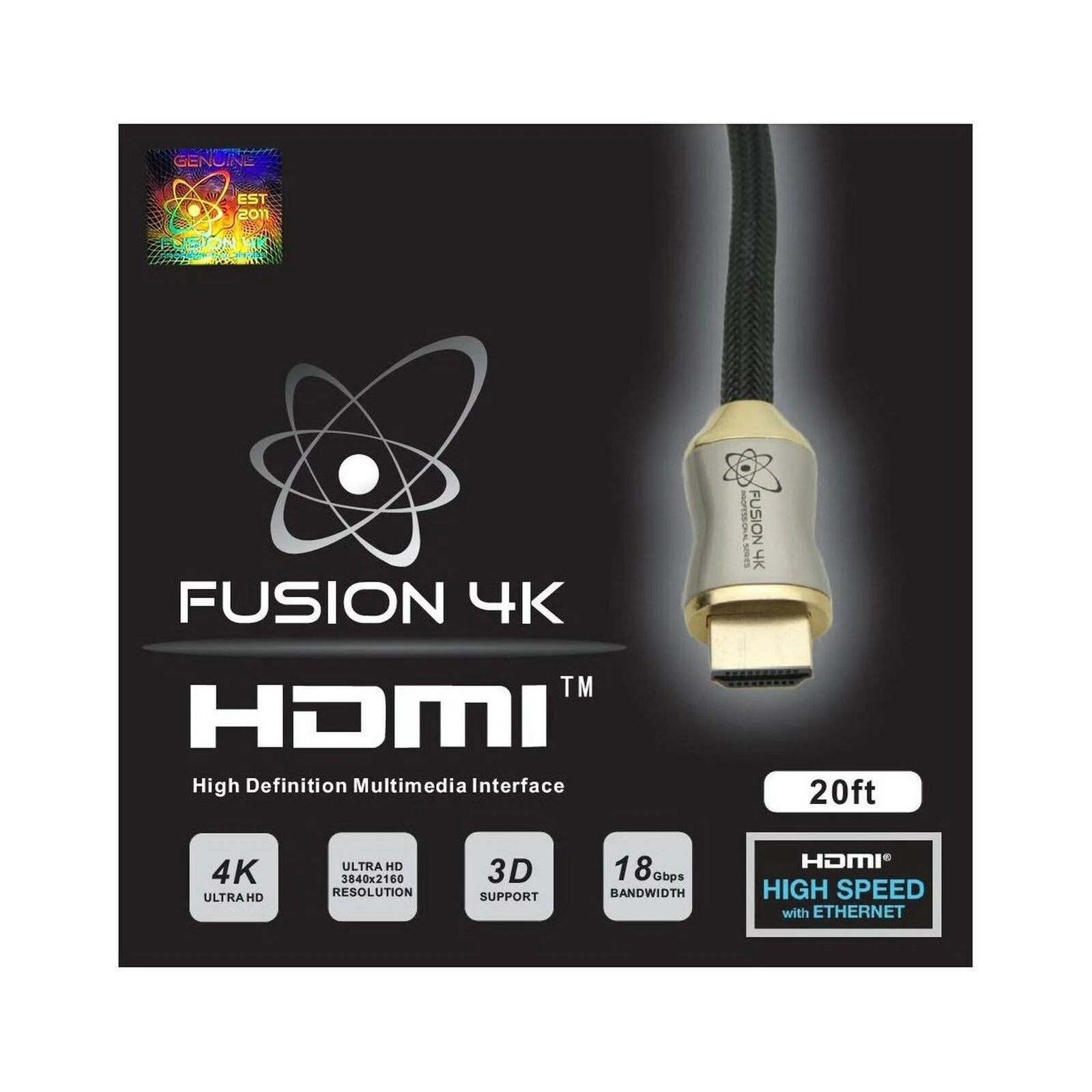 4K HDMI Cable 20 Feet G8790