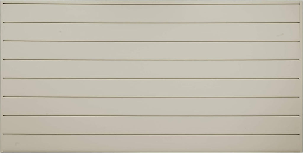 White PVC Slat Wall Panels, 4ft by 4ft Section I5016