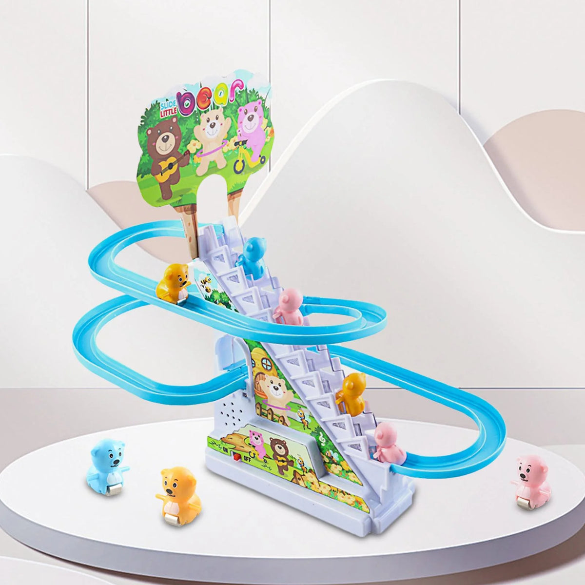 Roller Coaster Toy with 9 Bears K949029