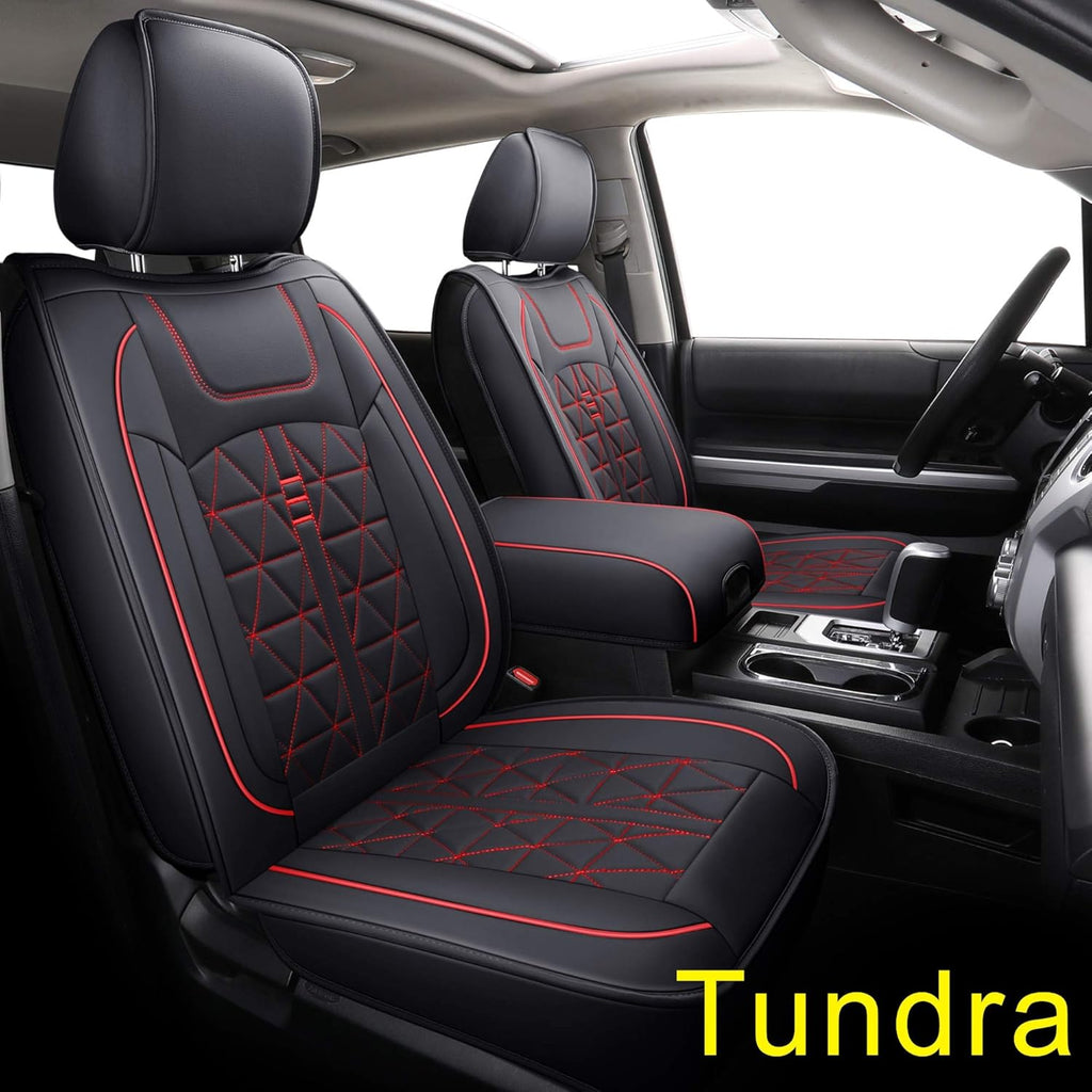 Waterproof Faux Leather Seat Covers (Black 2 PCS) B560