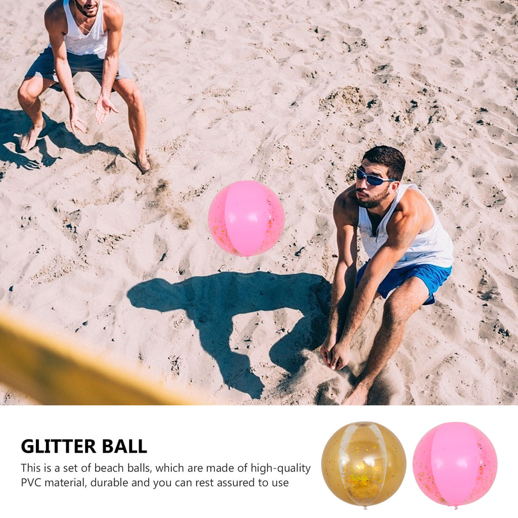 Golden Transparent Beach Balls G78862