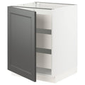 White Base Cabinet with 1 Door and 3 Drawers R905168