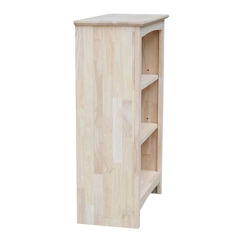Natural Wood Shaker Bookcase U1196