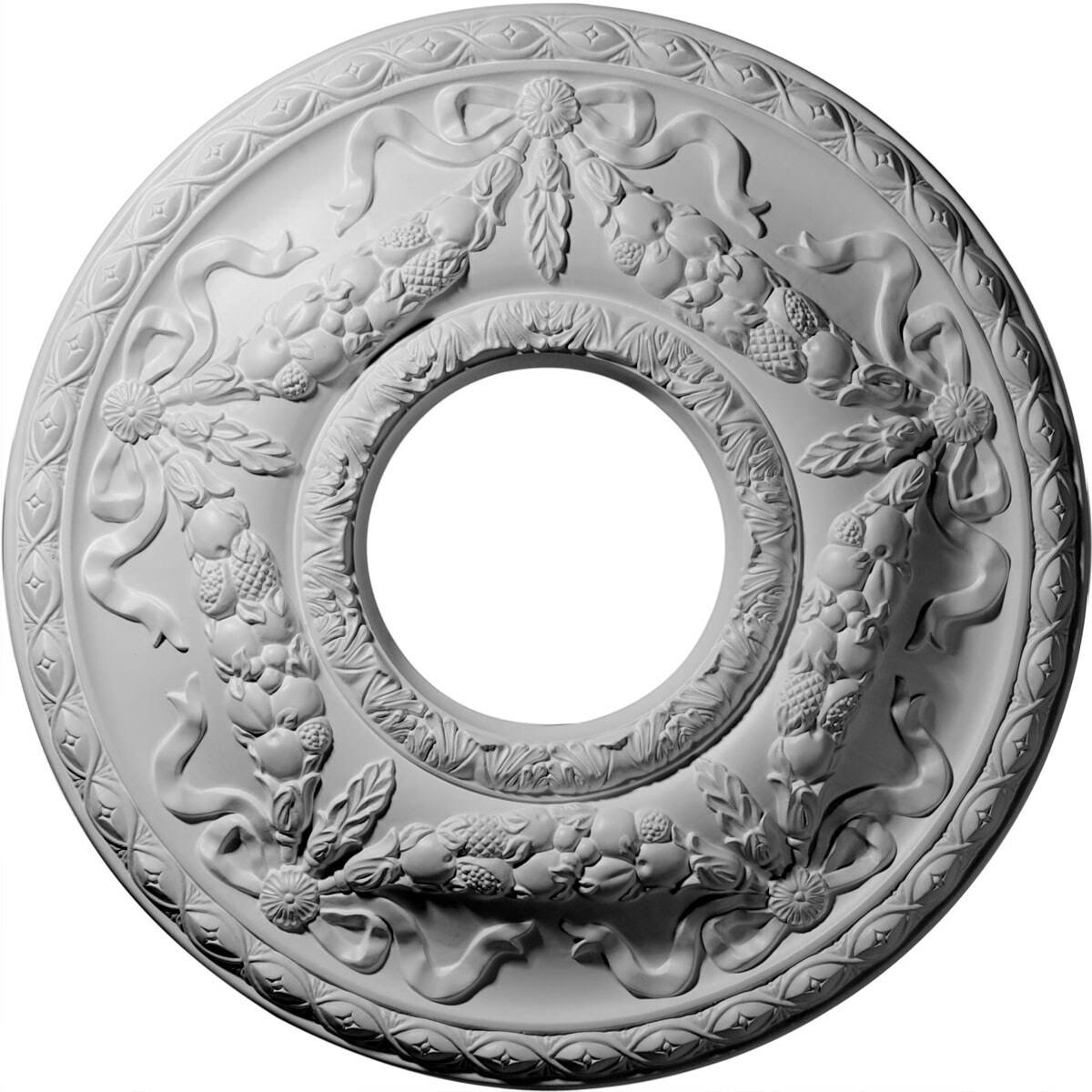 22 1/8x22OD x 7 1/4x22ID x 1 3/4x22P Ceiling Medallion P445