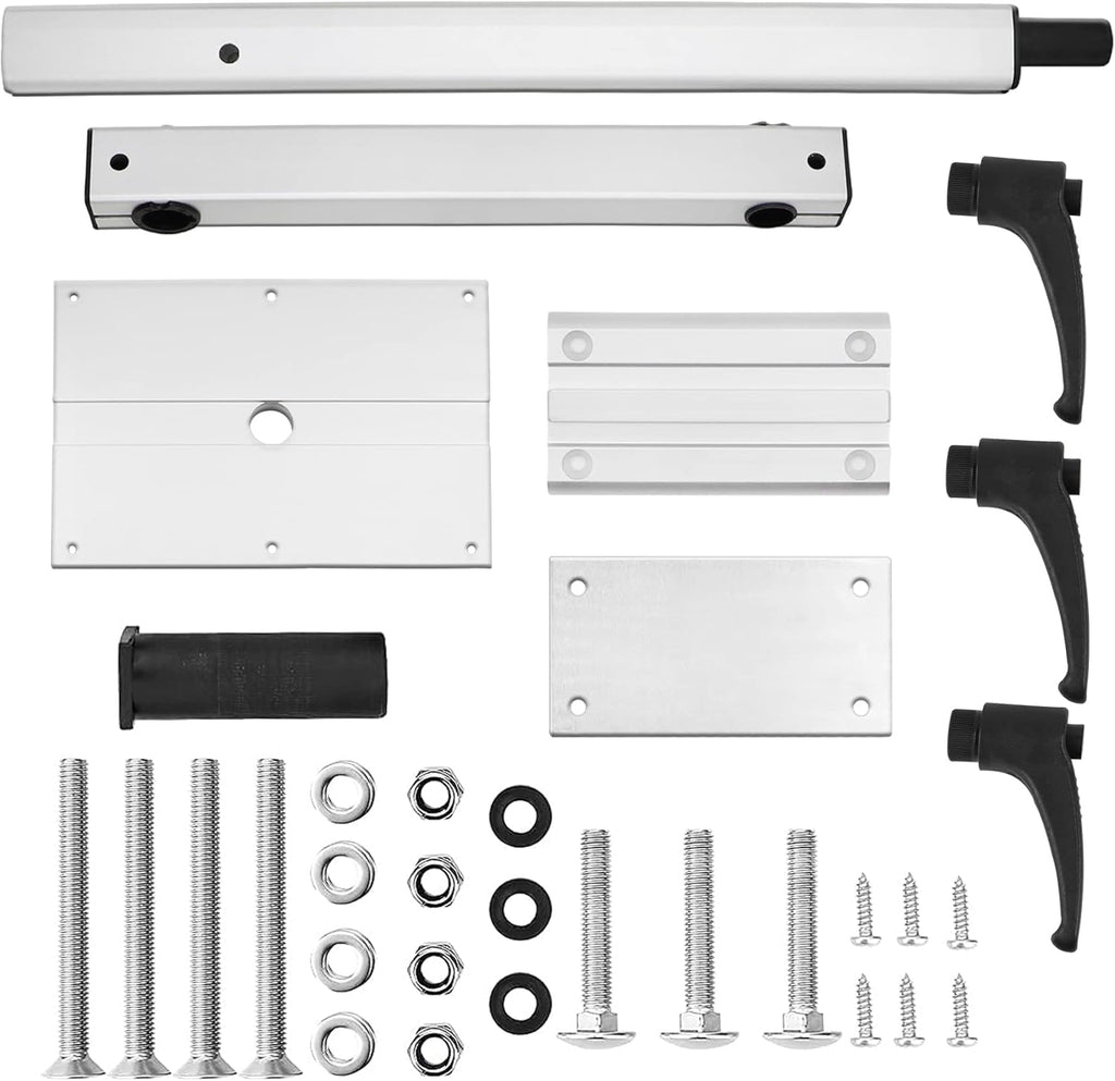 Removable 360 Degree Rotation Aluminum Alloy Height Adjustable Table Leg Bracket K61024