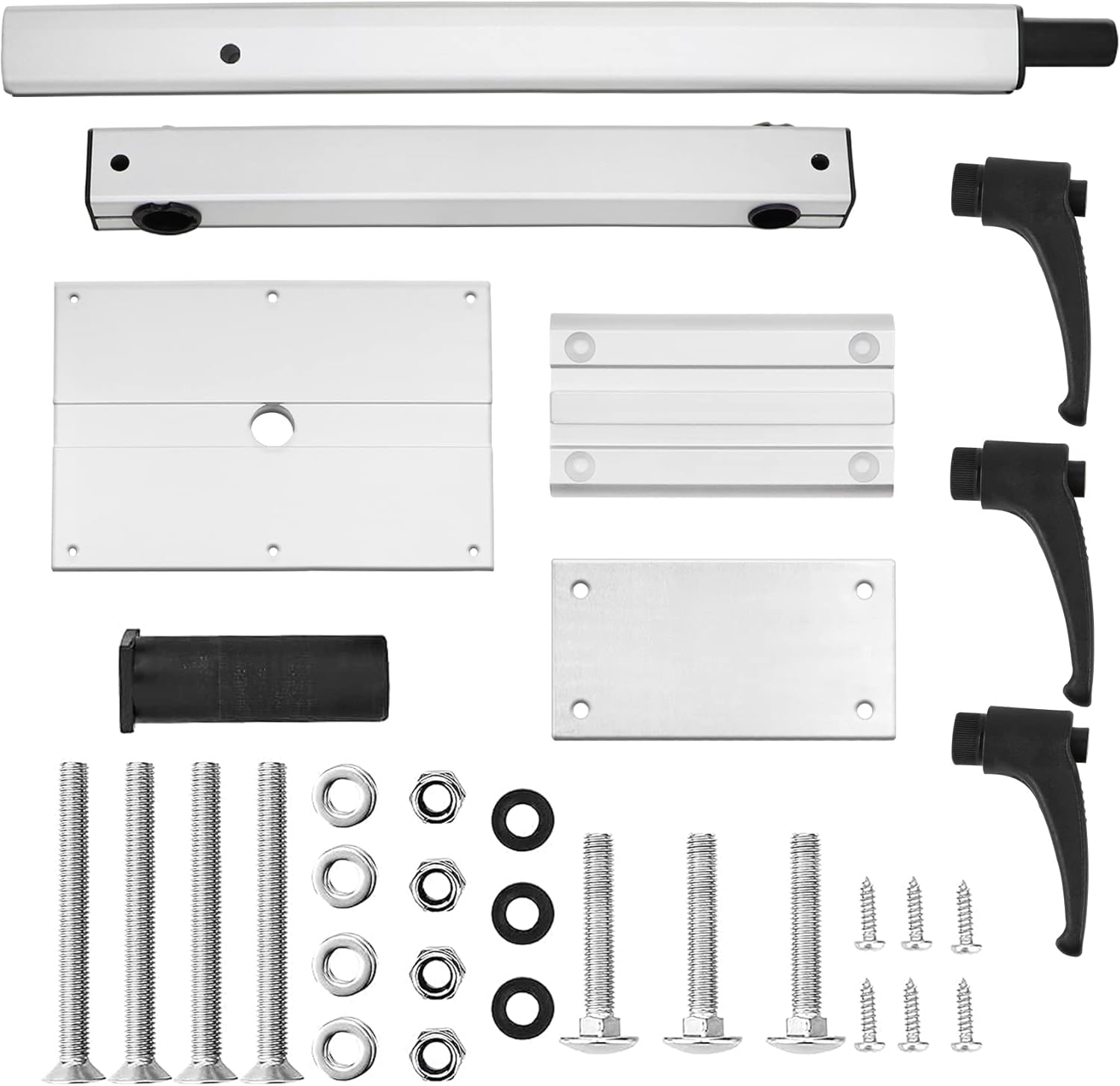 Removable 360 Degree Rotation Aluminum Alloy Height Adjustable Table Leg Bracket K61024