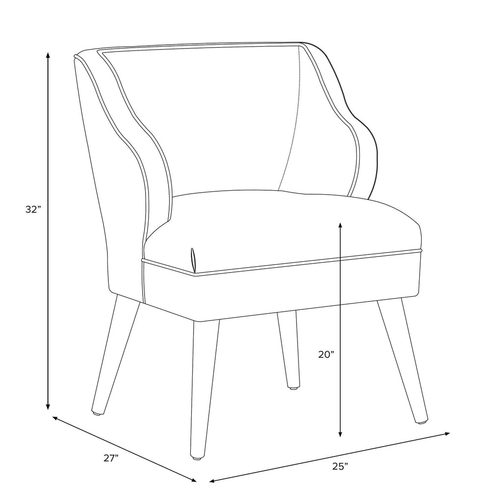 Pink Rose Mid Century Armchair Z216