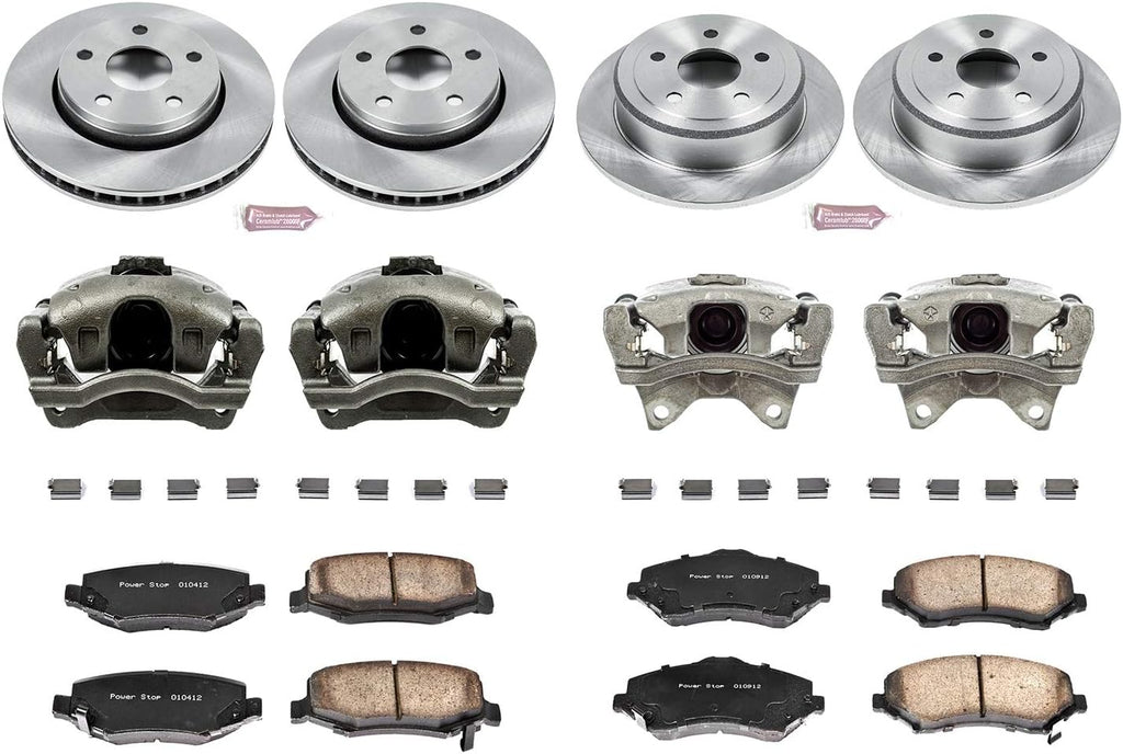 1-Click OE Replacement Brake Kit with Calipers C3387