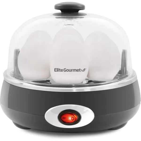 Charcoal Grey 7 Egg Capacity Electric Egg Cooker B9599