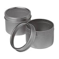 Clear 8 oz Tin Cans, 24 Pack E834409