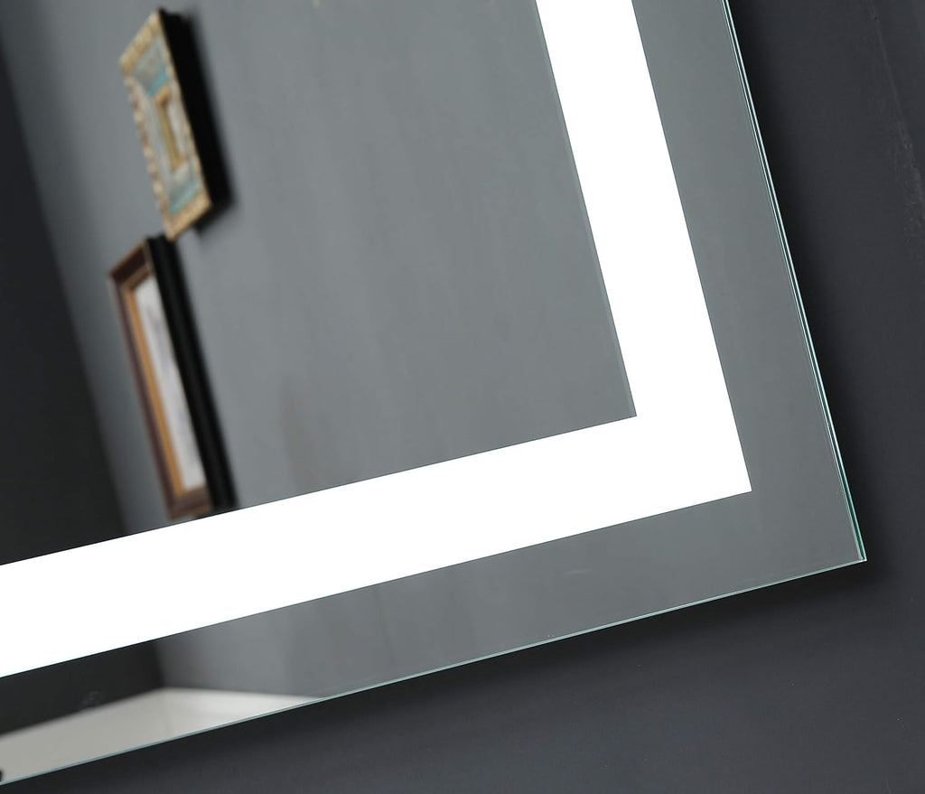 LED Lighted Bathroom Mirror Wall Mounted Vanity Mirror 60 Wx40 H J666