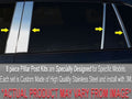8Pc Stainless Steel Pillar Trim F856