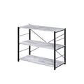 Antique White/Black Bookshelf U860