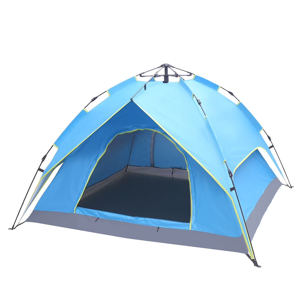 Waterproof Instant Pop Up Double-Deck Tow-Door Camping Tent M787