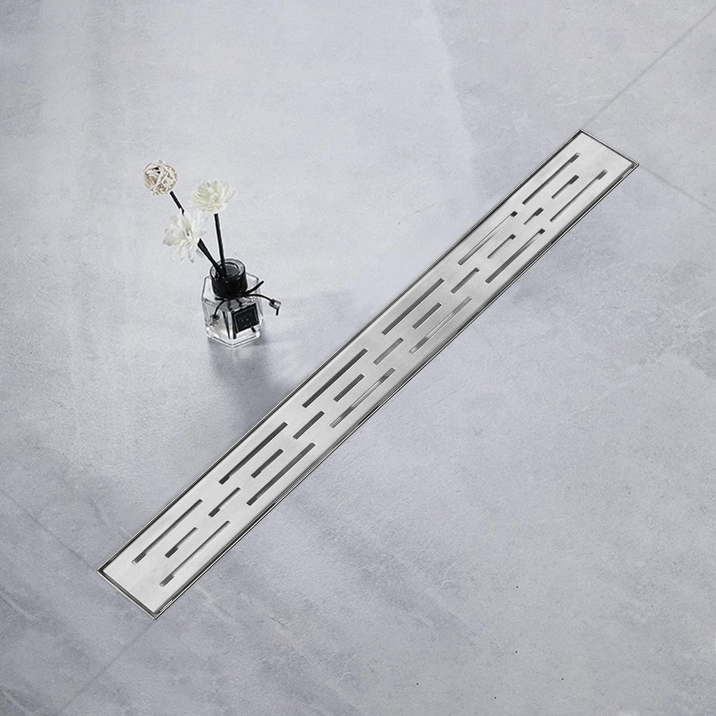 24 inch Linear Brushed 304 Stainless Steel Shower Drain M592319