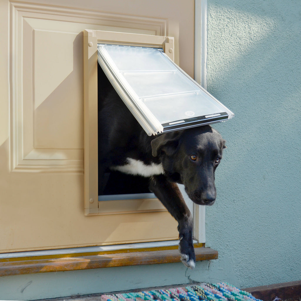 Tan Double Flap Pet Door R304325