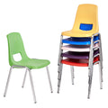 14-inch Seat Height 6-Pack Chrome Legs Stack Chair V7452