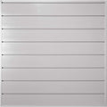 White PVC Slat Wall Panels, 4ft by 4ft Section I5016