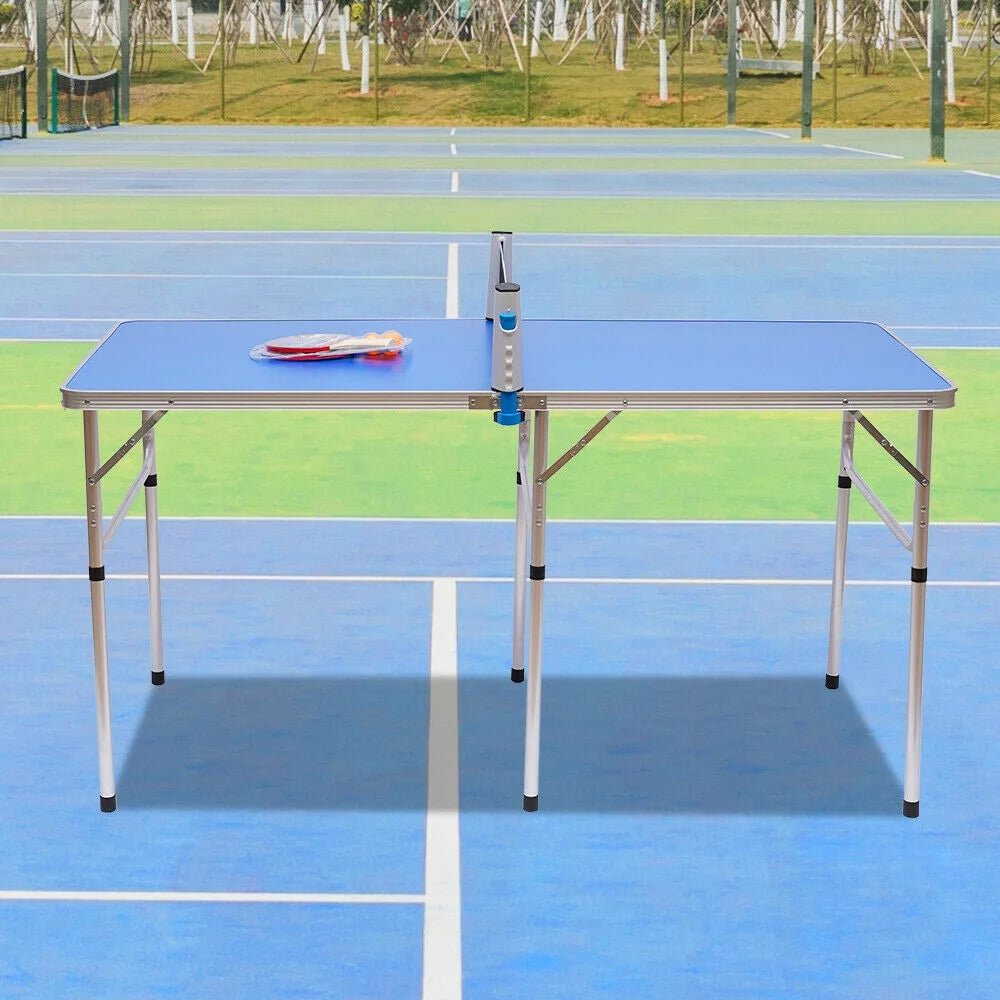Foldable Table Tennis Table with 2 Paddles and 3 Balls V3972