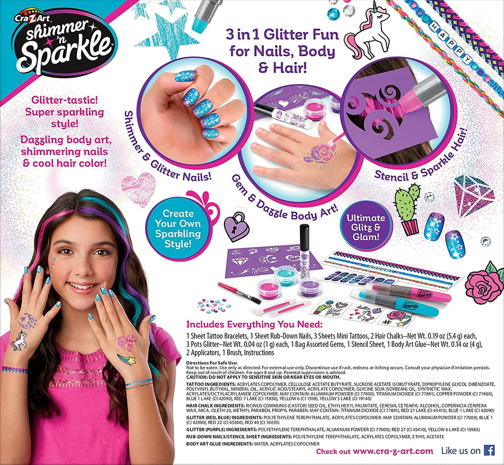 3-in-1 Glitter Beauty Set Q713