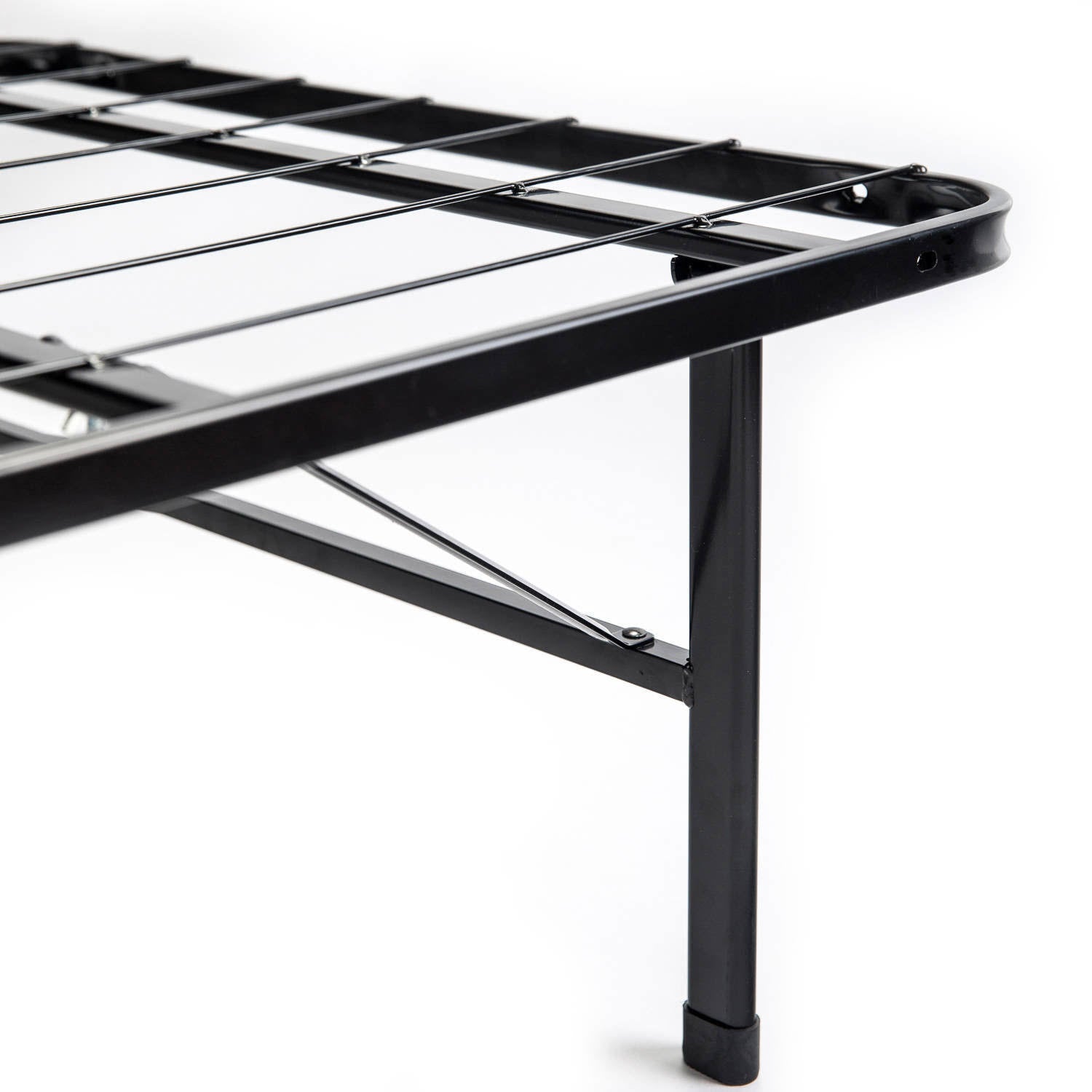 Black Steel Smart Base Bed Frame X27258