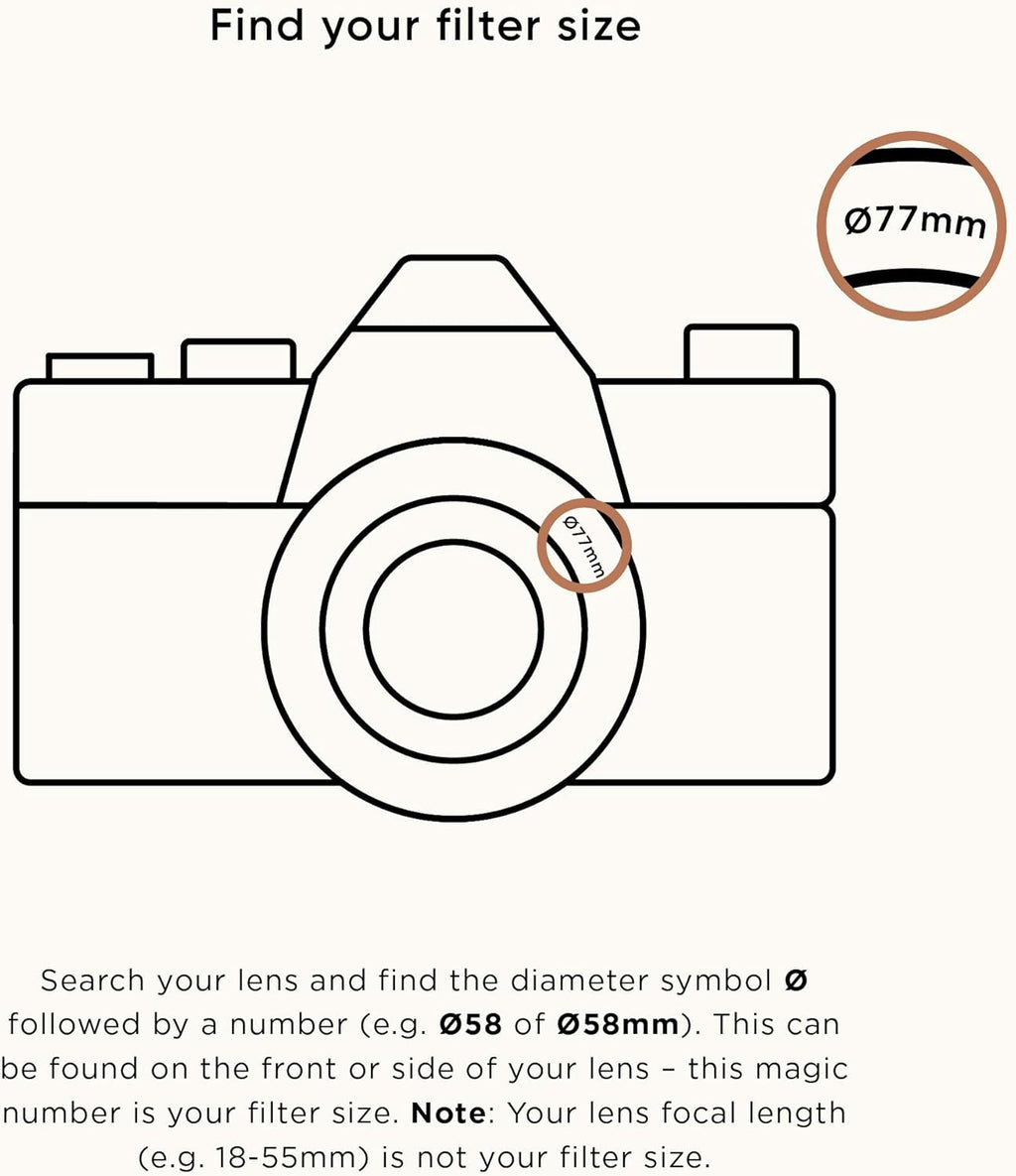 77mm Soft Graduated ND8 Lens Filter K779