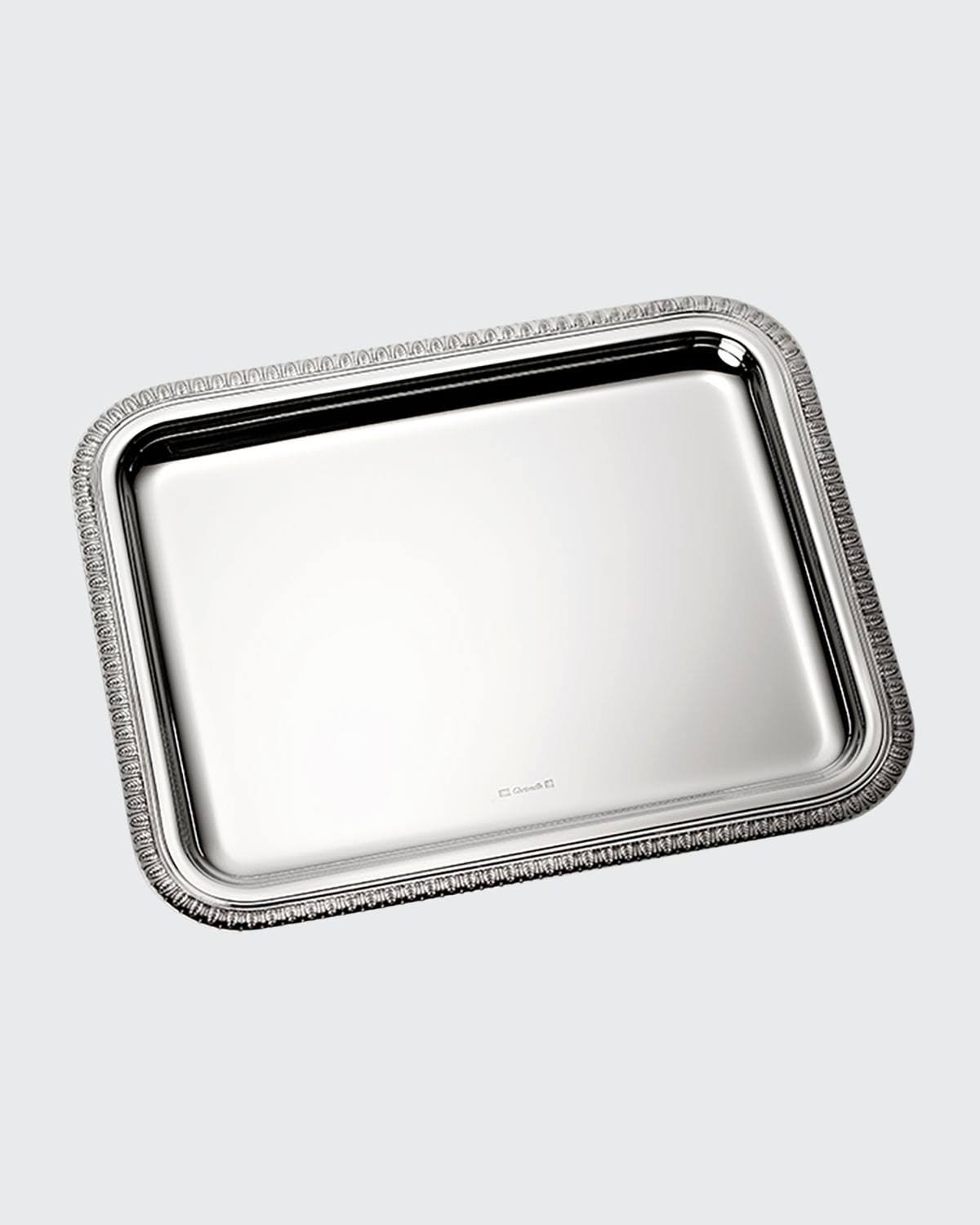 Silver Plated Rectangular Tray C8249