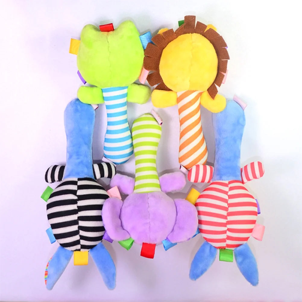 Giraffe Plush Rattle Toy for Newborn A124340