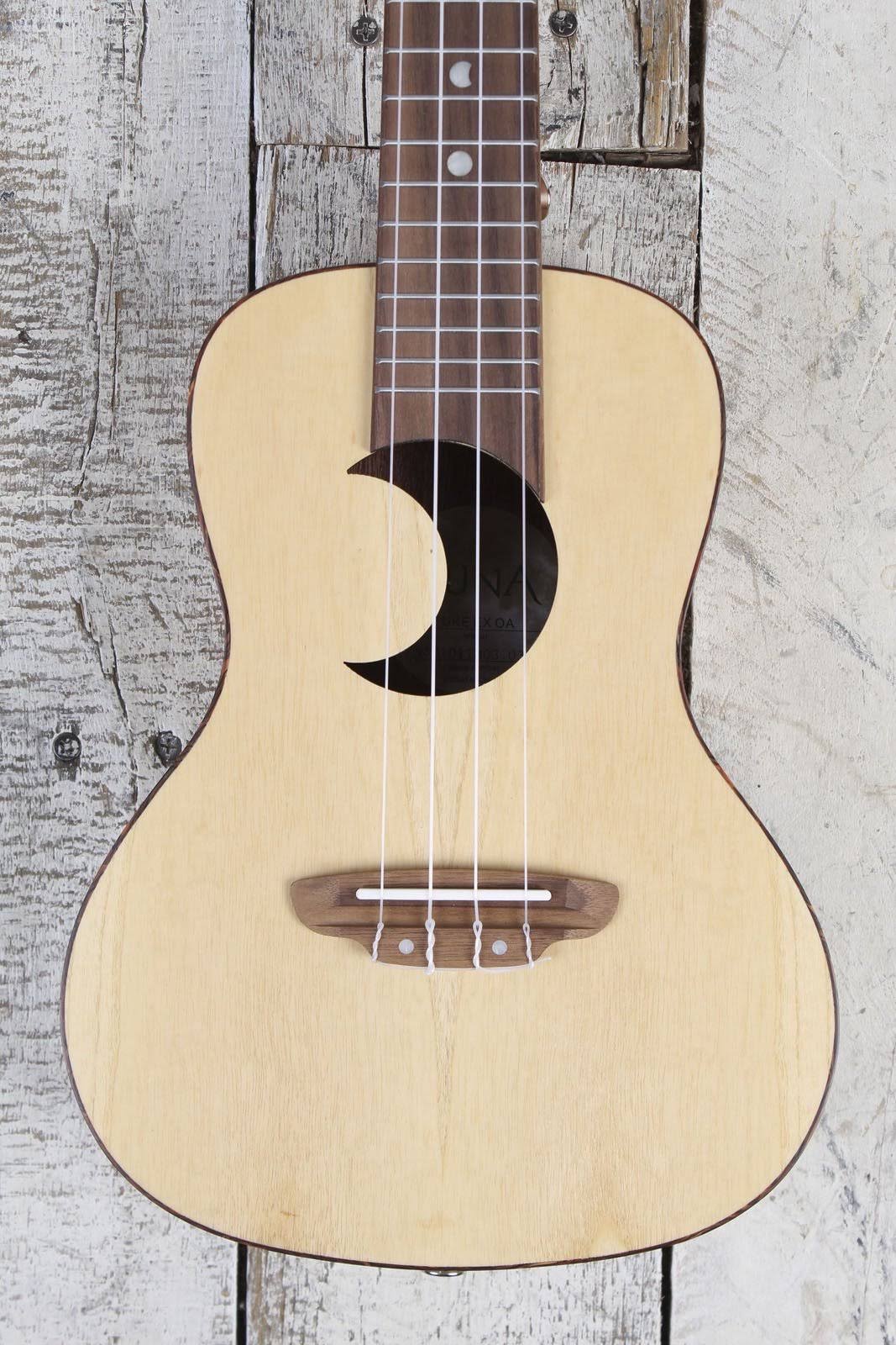 Olive Ash Burl Crescent Ukulele S316445