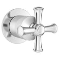 Polished Chrome Diverter Valve Trim with Cross Handle J27249