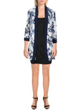 Printed Sheer Duster Blazer U582794