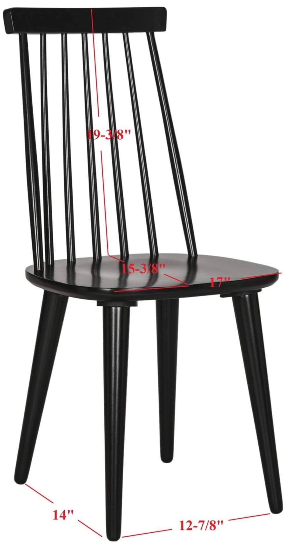 Natural Spindle Side Chair, Set of 2 Q895432