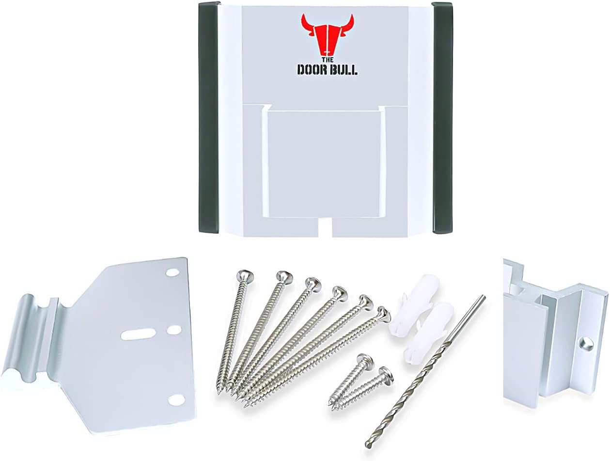 Silver Door Barricade Lock Pack of 2 U687330