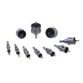 10 Pcs Carbide Hole Saw Set with Titanium Plated Center Drill and Storage Case F311905