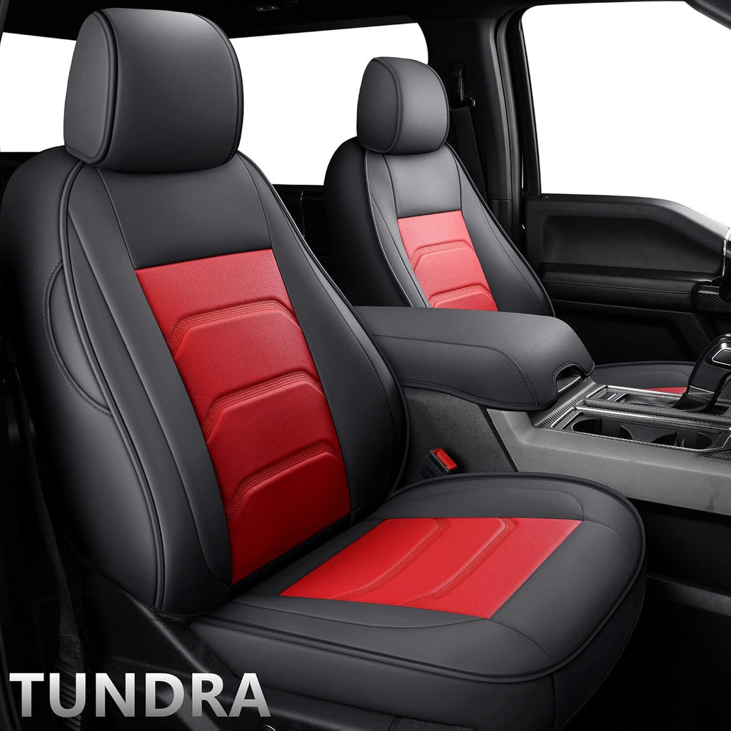 Faux Leather Full Coverage Custom Car Seat Covers Full Set S598