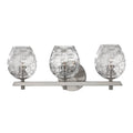 3 Light Bath Bracket Satin Nickel O187