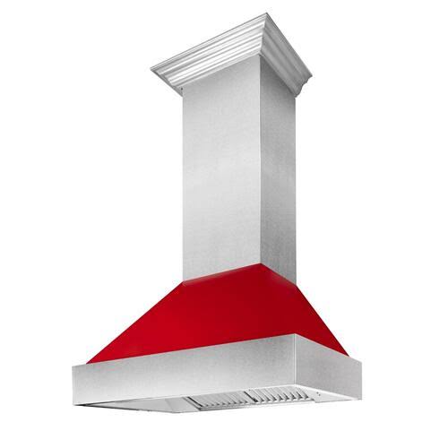 Red Matte Range Hood Shell X952760