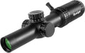 1-5x24 Rifle Scope SFP Tactical Optic Sight with Adjustment Lock Includes Scope Mount Rear Optical Glass Pack of 2 D766