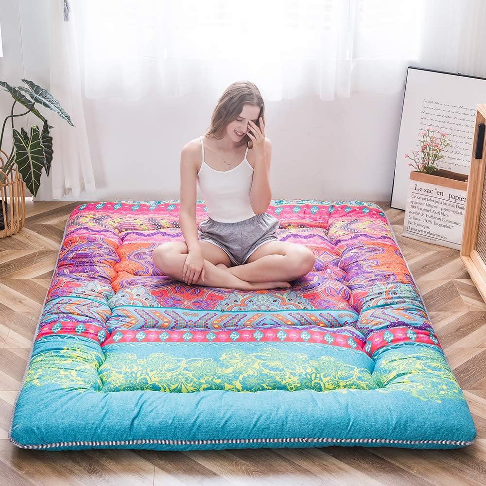 Twin Size Foldable Floor Mattress B6453