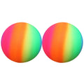 Rainbow Inflatable Play Bouncy Pool Football Kickball Games Outdoor Rubber Backyard Kick D636