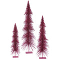 24x22 30x22 36x22 Dark Mauve Glitter Layered Tree Set P9913