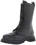Black Leather Shoes V93834