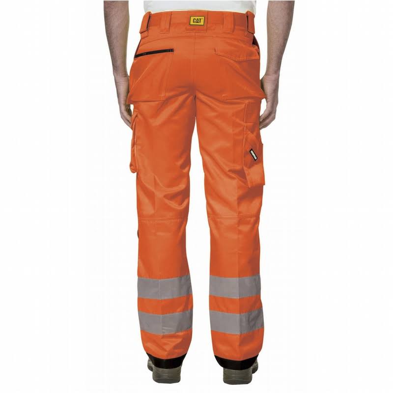 High-Visibility Orange Work Pant W80978